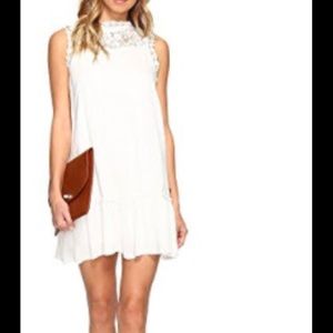 White lace dress!